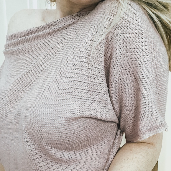 Charlotte Waffle Knit Tunic | Mauve - Picture 4 of 4